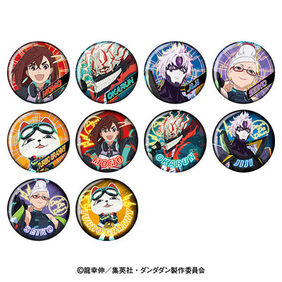 Dandadan Glitter Tin Badge Collection