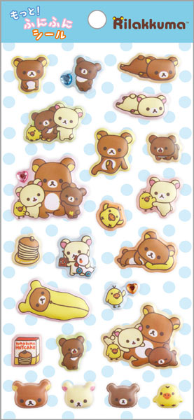 San-X Universe San-X Town Rilakkuma More! Squishy Sticker