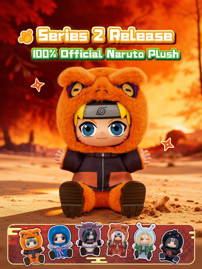 NARUTO Shippuden Cute Beast Party Series Keychain Plush Blind Box