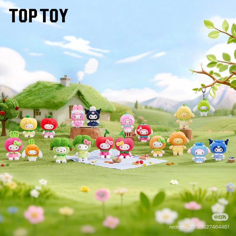 Sanrio Family Vegetable and Fruit Series Mini Plush Toy