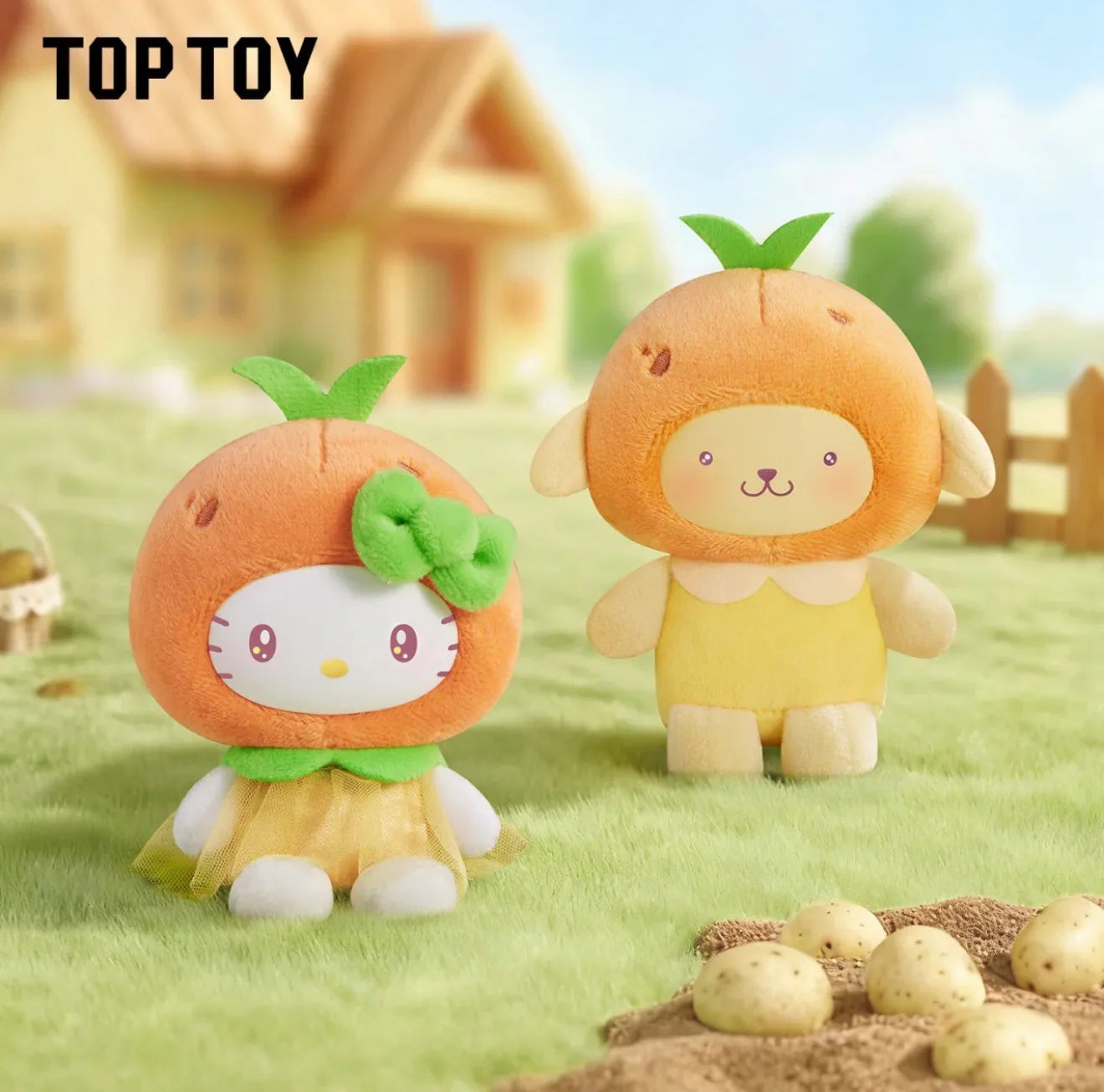 Sanrio Family Vegetable and Fruit Series Mini Plush Toy