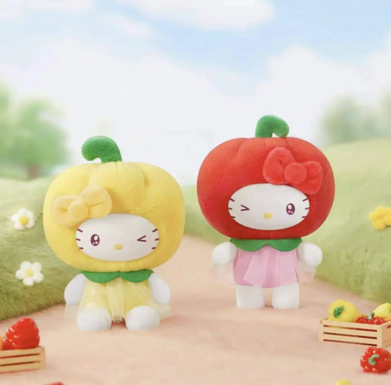 Sanrio Family Vegetable and Fruit Series Mini Plush Toy