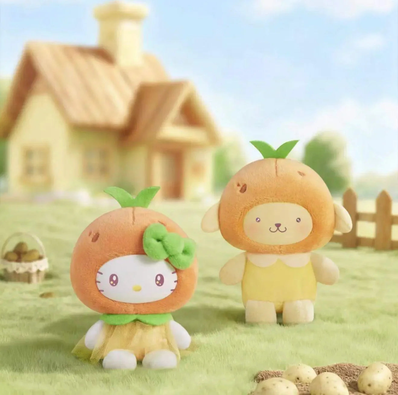 Sanrio Family Vegetable and Fruit Series Mini Plush Toy