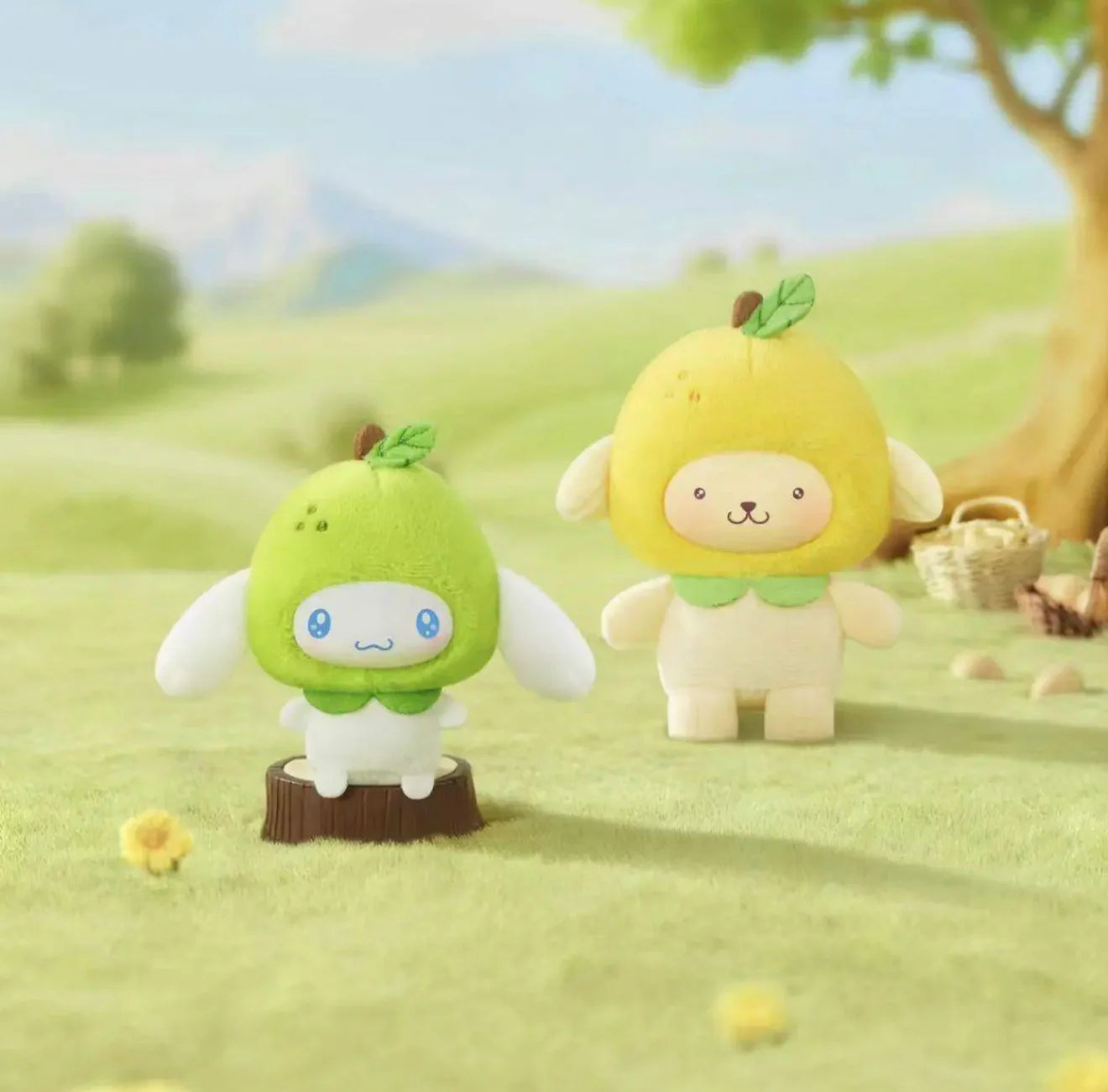 Sanrio Family Vegetable and Fruit Series Mini Plush Toy