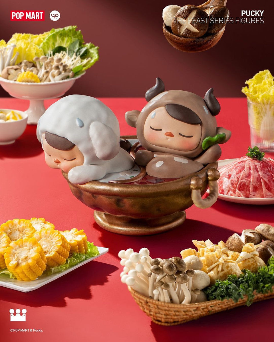 Pop Mart Pucky The Feast Series Single Blind Box (Random)