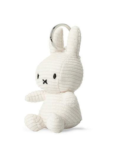 Bon Ton Toys Keychain MIFFY ECO Corduroy Offwhite 4"