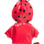 Monchhichi Boy in a Ladybug Raincoat Plush