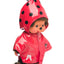 Monchhichi Boy in a Ladybug Raincoat Plush