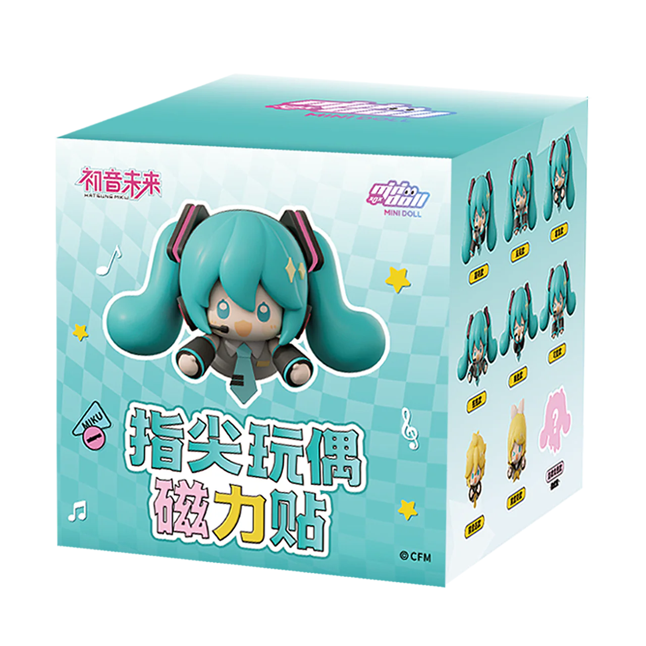 Hatsune Miku - Fingertip Doll Magnetic Sticker Blind Box