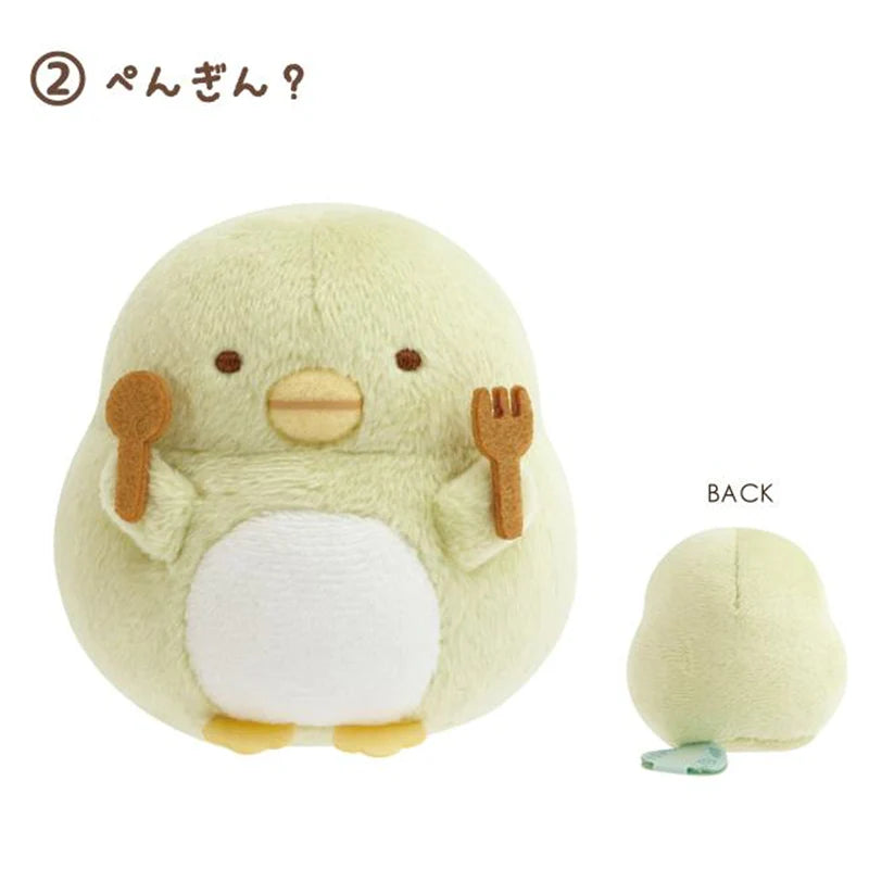 San-X Sumikko Gurashi Tanuki's Round Restaurant Palm-Sized Plush