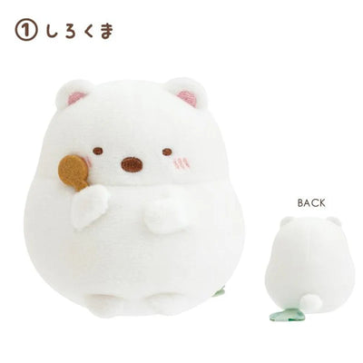 San-X Sumikko Gurashi Tanuki's Round Restaurant Palm-Sized Plush