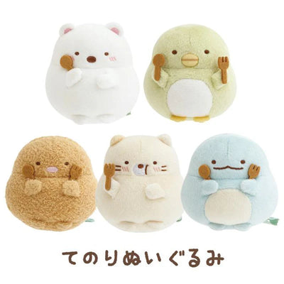 San-X Sumikko Gurashi Tanuki's Round Restaurant Palm-Sized Plush
