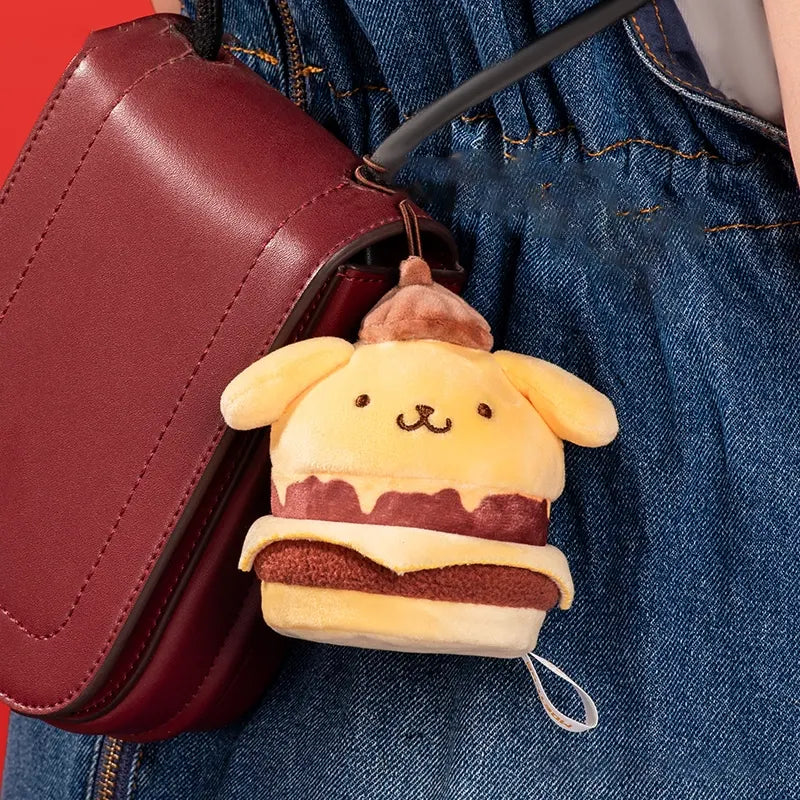 Sanrio Characters Hamburger Plush Squeezable Toy