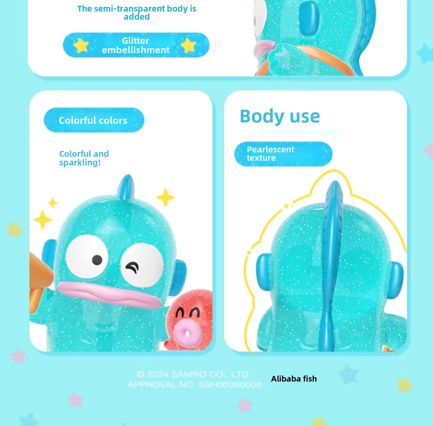 Sanrio Hangyodon Ugly Fish Supermarket Member Day Series Blind Bags