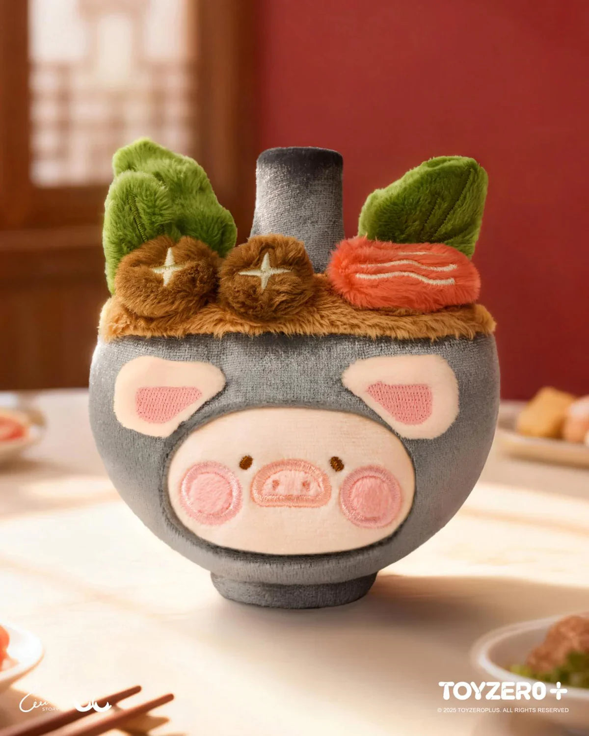 Lulu the Piggy Restaurant - Food Explorer Series Plush Keychain Blind Box