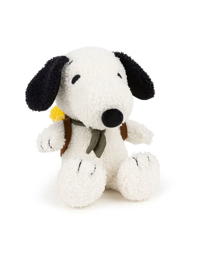 Bon Ton Toys Plush PEANUTS SNOOPY with Woodstock in Backpack 8"