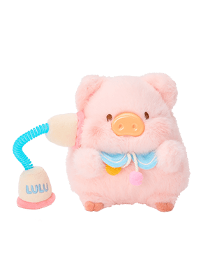 TNTSPACE × LuLu the Piggy Come Play series Plush Pendant