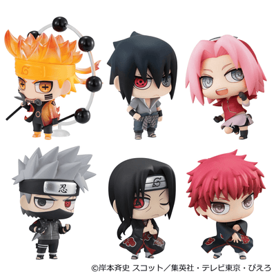 (Pre-Order) ChimiMega Series Naruto Shippuden Mascot Collection Box of 6 Figures