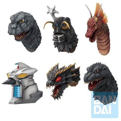 Godzilla Monster Head Magnet (The Biography of The Most Terrifying Monster King) Blind Box