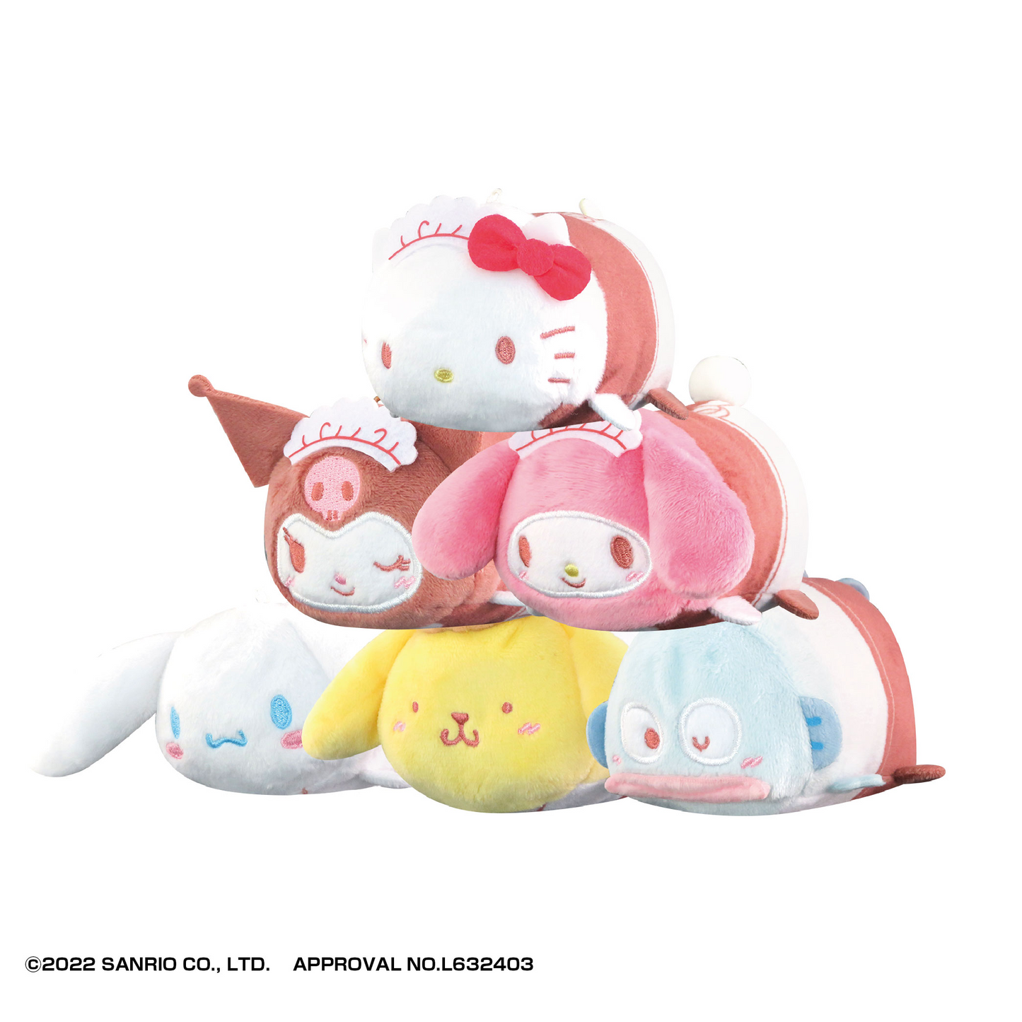 Sanrio Characters Pote Koro Mascot3