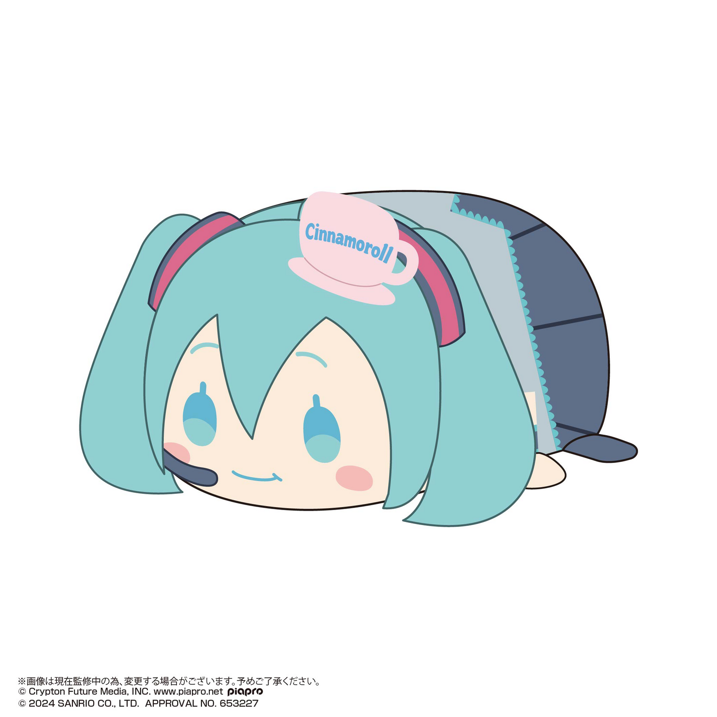 Hatsune Miku×Cinnamoroll Pote Koro Mascot 2