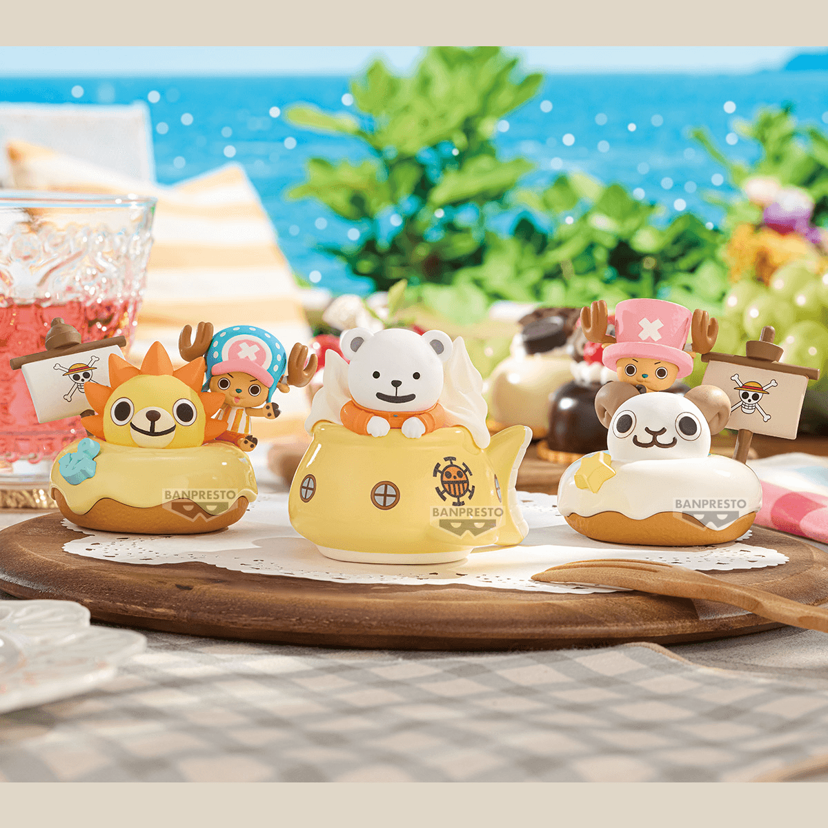 ONE PIECE Paldolce collection CHOPPER, BEPO & PIRATE SHIP(B:TONY TONY CHOPPER)