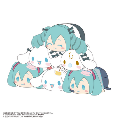 Hatsune Miku×Cinnamoroll Pote Koro Mascot 2
