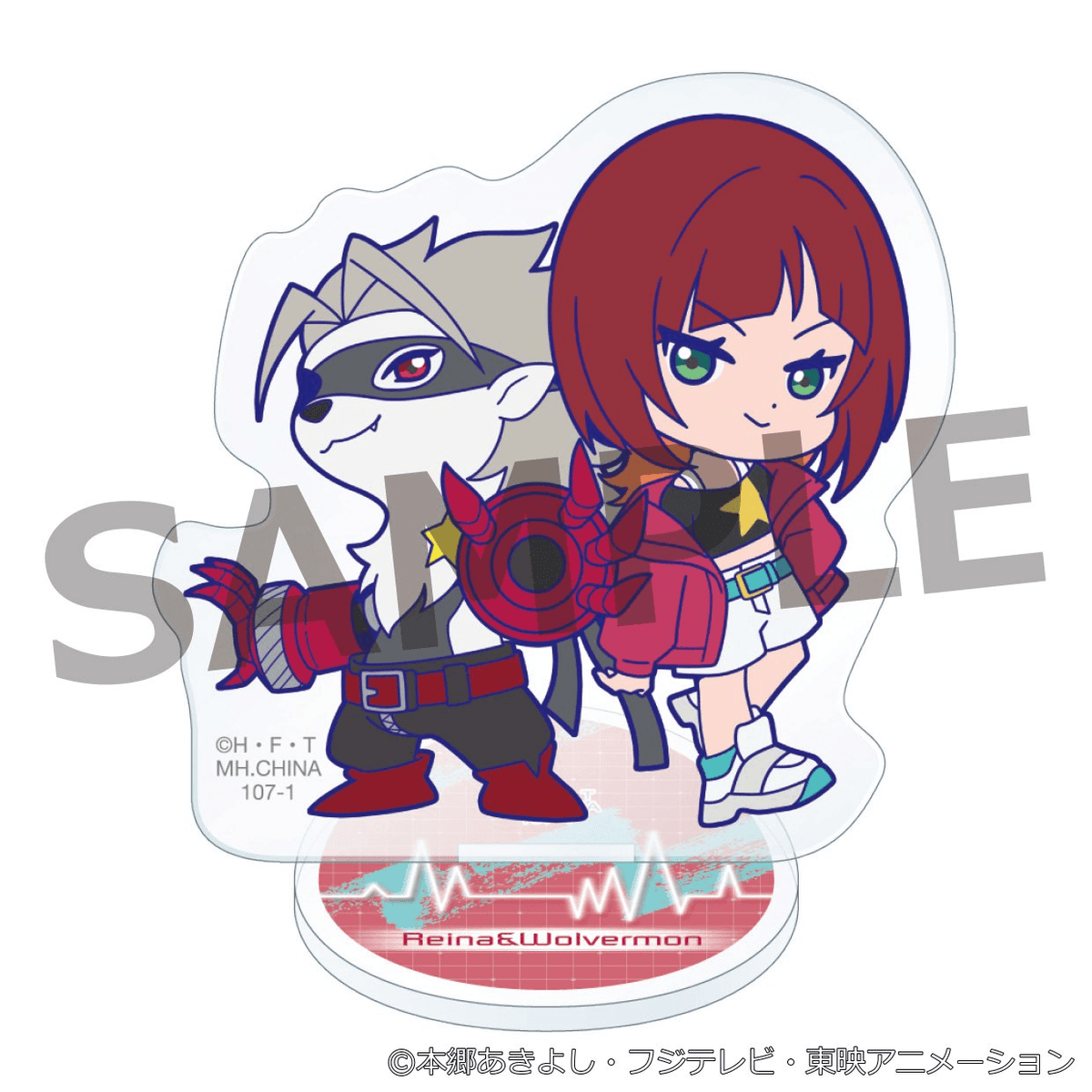 (Pre-Order) Acrylic Stand Buddycolle DIGIMON BEATBREAK Box of 6 Items