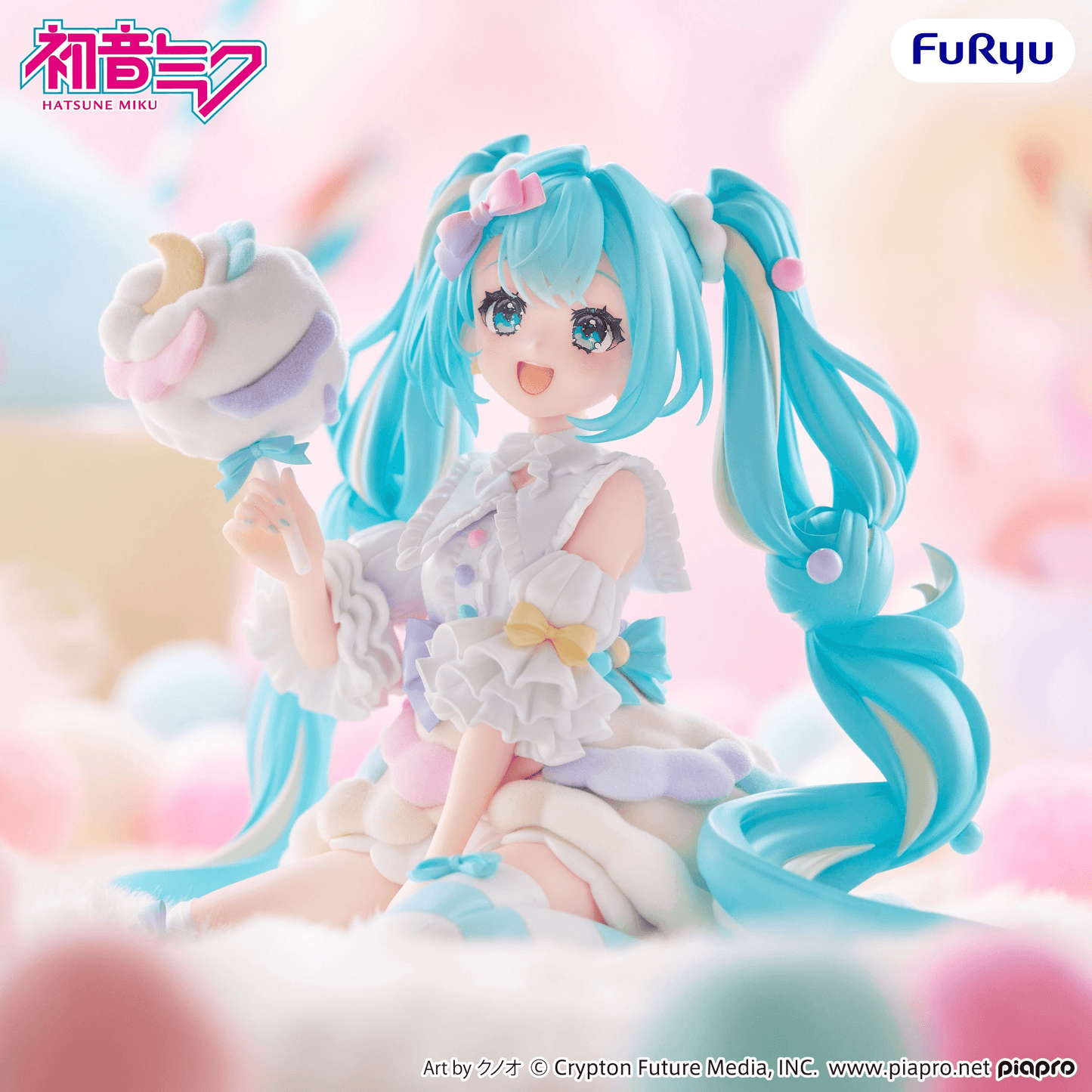 (Pre-Order) Hatsune Miku melffy figure -Sugar Cloud-