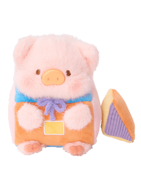 TNTSPACE × LuLu the Piggy Come Play series Plush Pendant