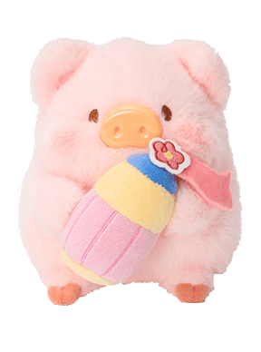 TNTSPACE × LuLu the Piggy Come Play series Plush Pendant