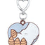 Chiikawa Rubber Heart Keychain Blind Box