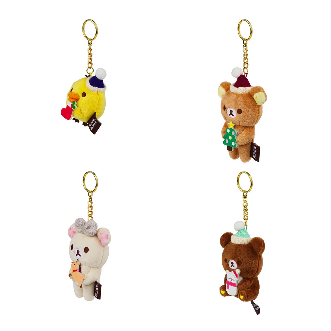 Rilakkuma San-X Original Holiday Series Keychain