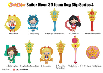 Sailor Moon 20th Anniversary Series 4 3D Foam Bag Clip