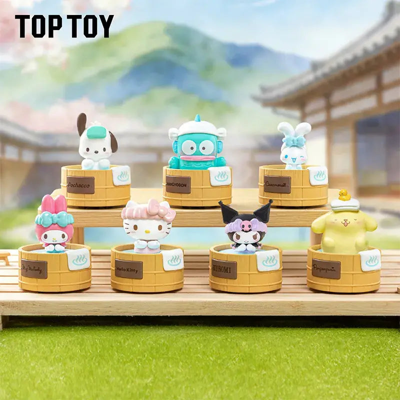 Sanrio Family Rotary Hot Spring Figure Blind Box