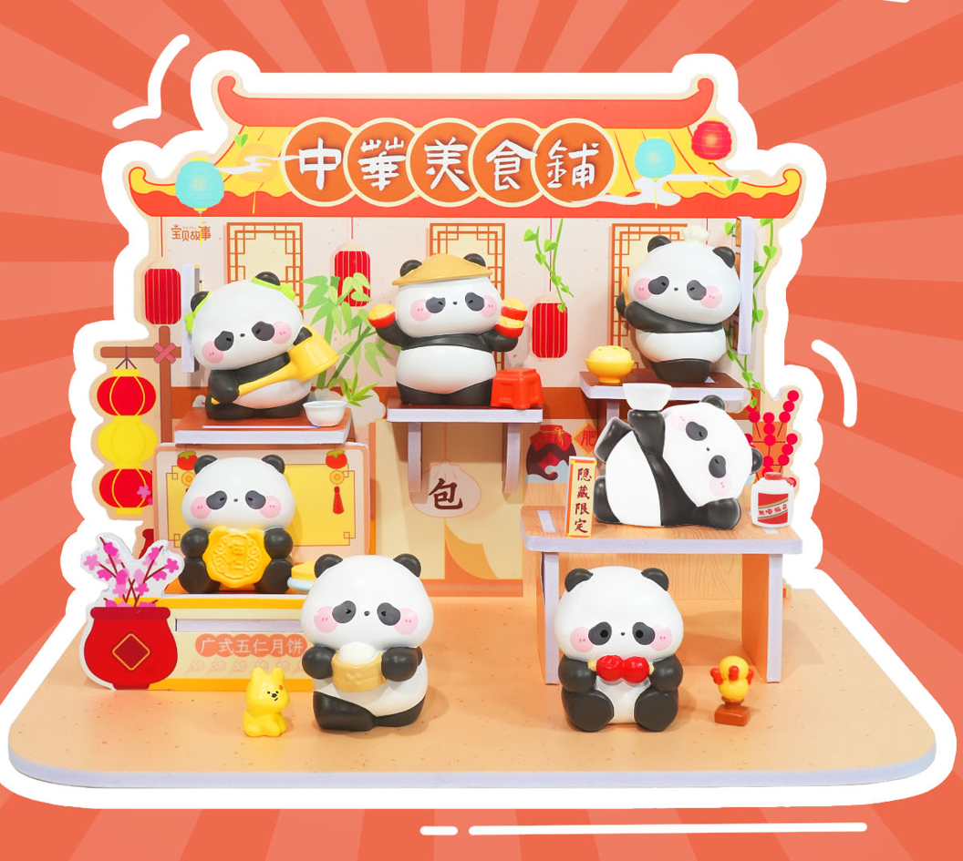 Chinese Cuisine Shop Panda Blind Box