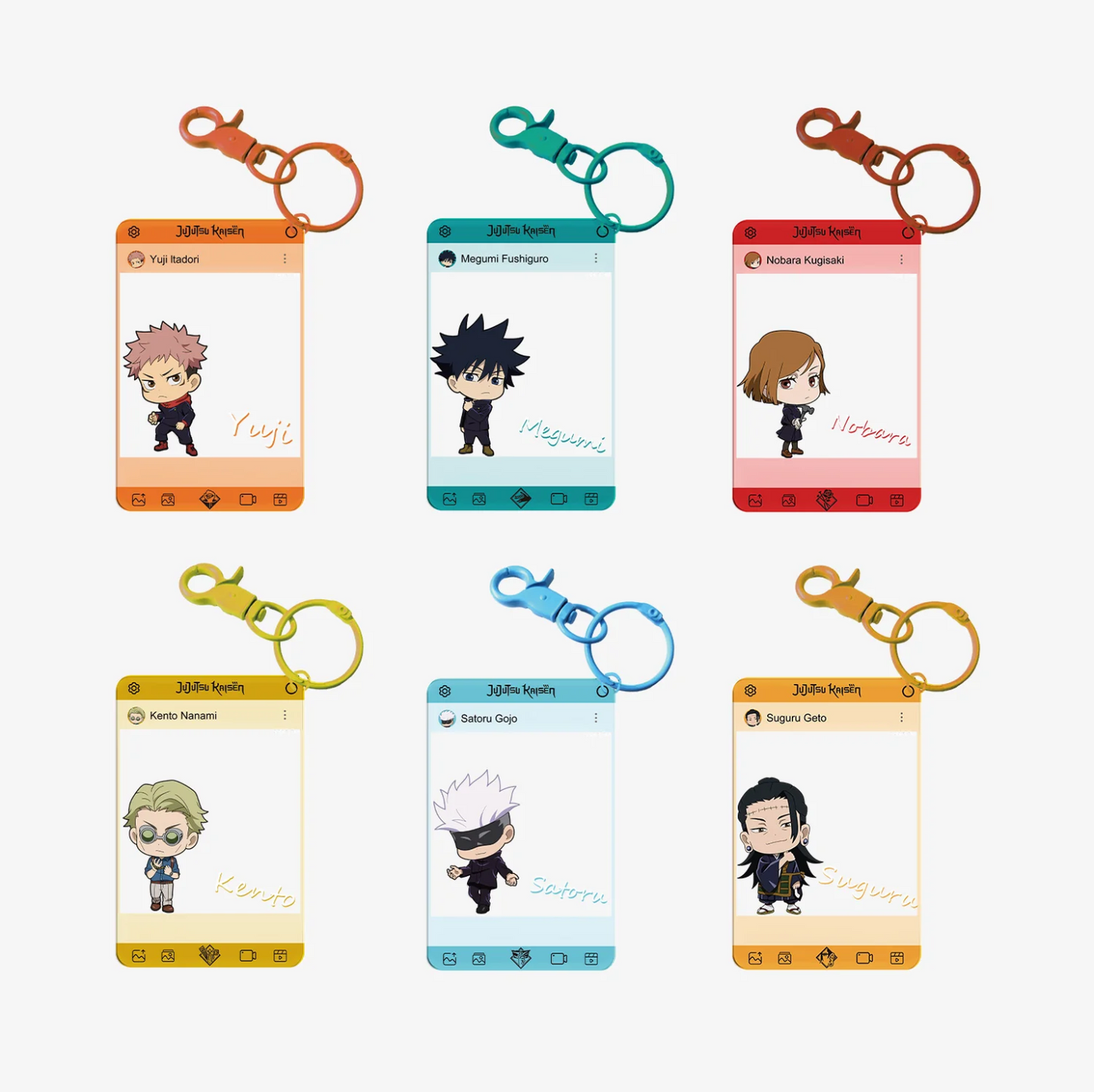 Jujutsu Kaisen Acrylic Clear Card Blind Bags
