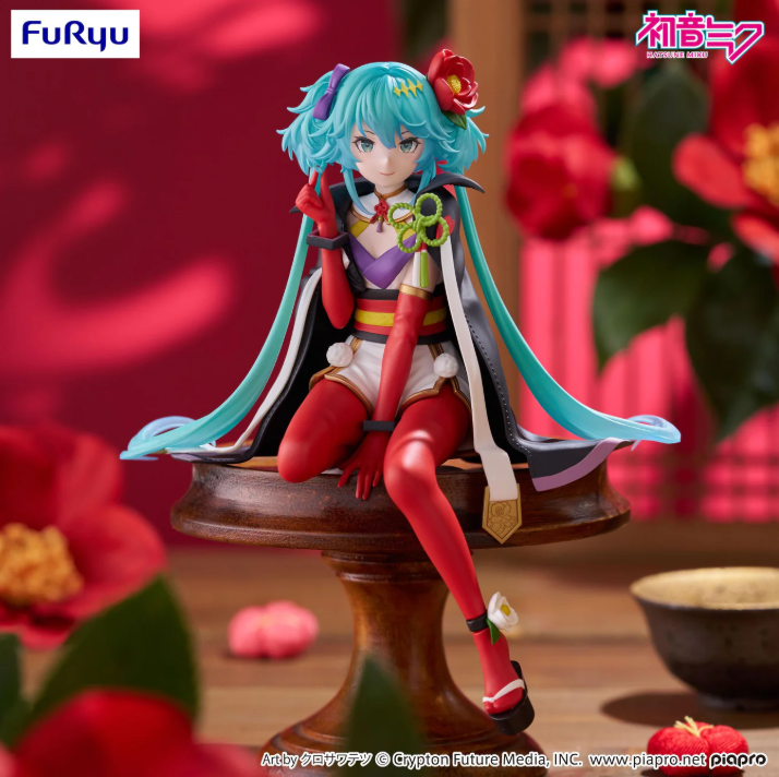 Hatsune Miku Noodle Stopper Figure -Flower Fairy Camellia-