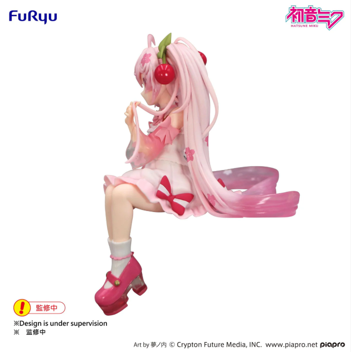 Hatsune Miku Noodle Stopper Figure -Sakura Miku 2025 Wink ver.-