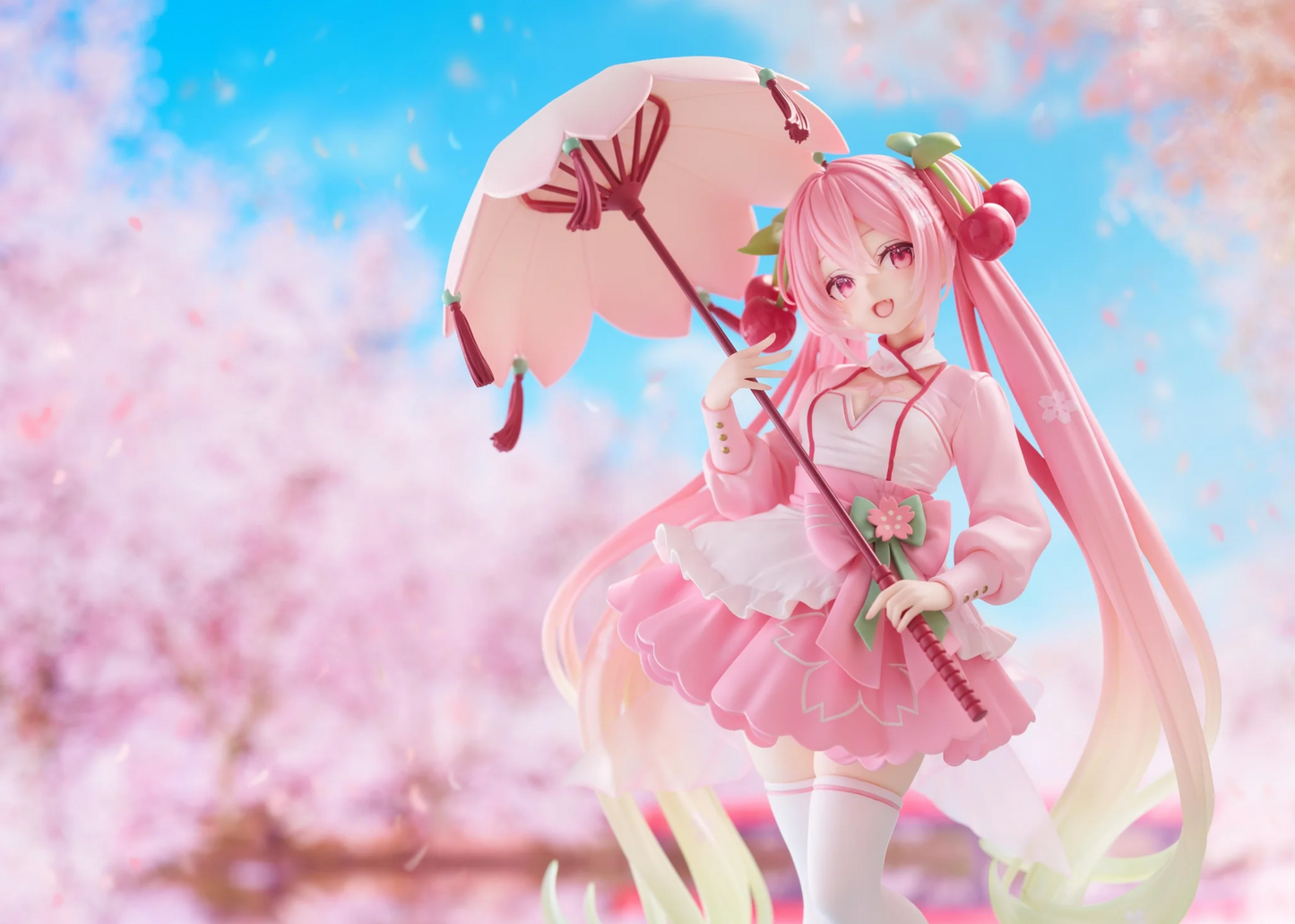 Sakura Miku AMP+ Figure (Sakura Dress Ver.)