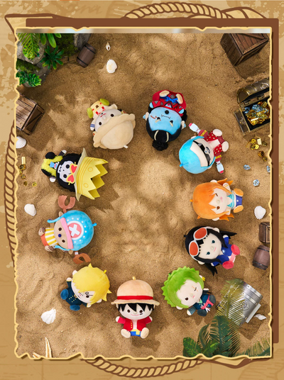 Kayou One Piece Regular Series Plush Finger Puppet Keychains