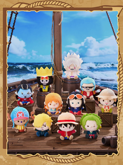 Kayou One Piece Regular Series Plush Finger Puppet Keychains