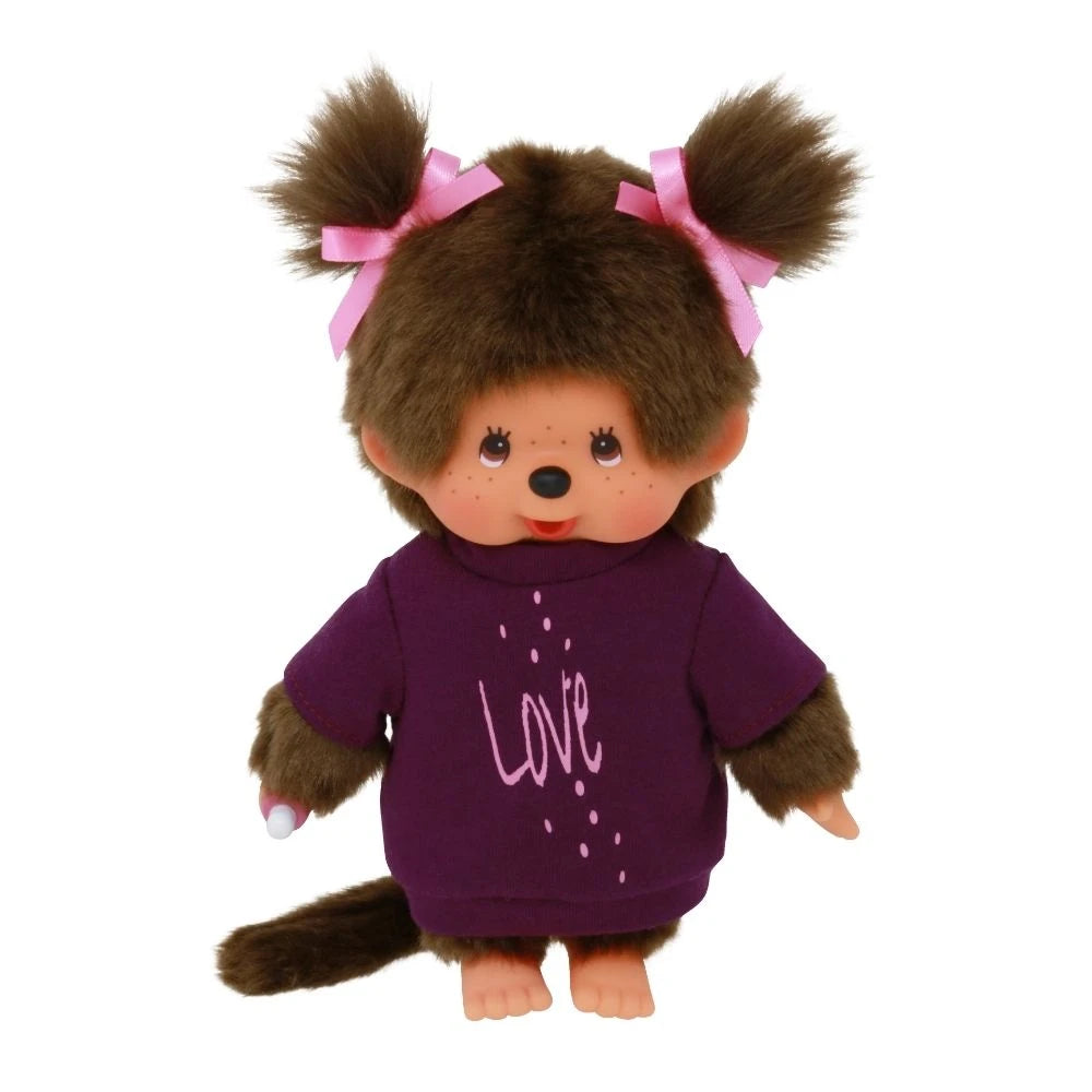 Sekiguchi Girl Tee "LOVE" Dress Plush Doll - Purple