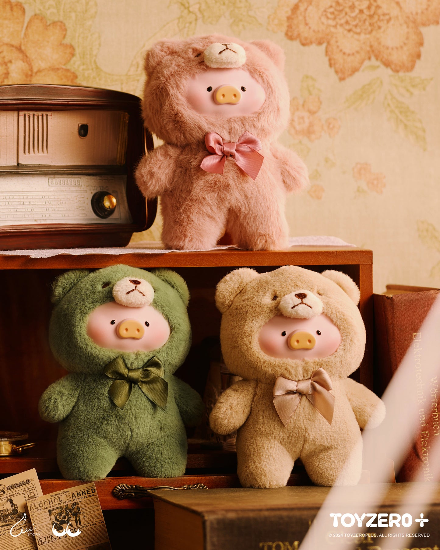 Lulu the Piggy Vintage Teddy Series