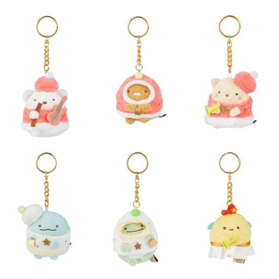 Sumikkogurashi Musical Christmas Blind Box Keychain Plush
