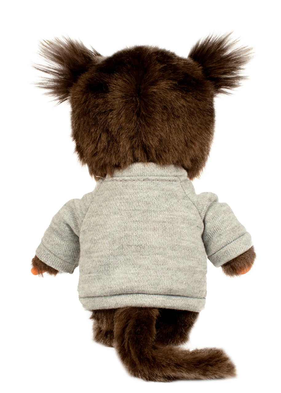 Monchhichi Girl w/ Unicorn Sweater Plush Toy