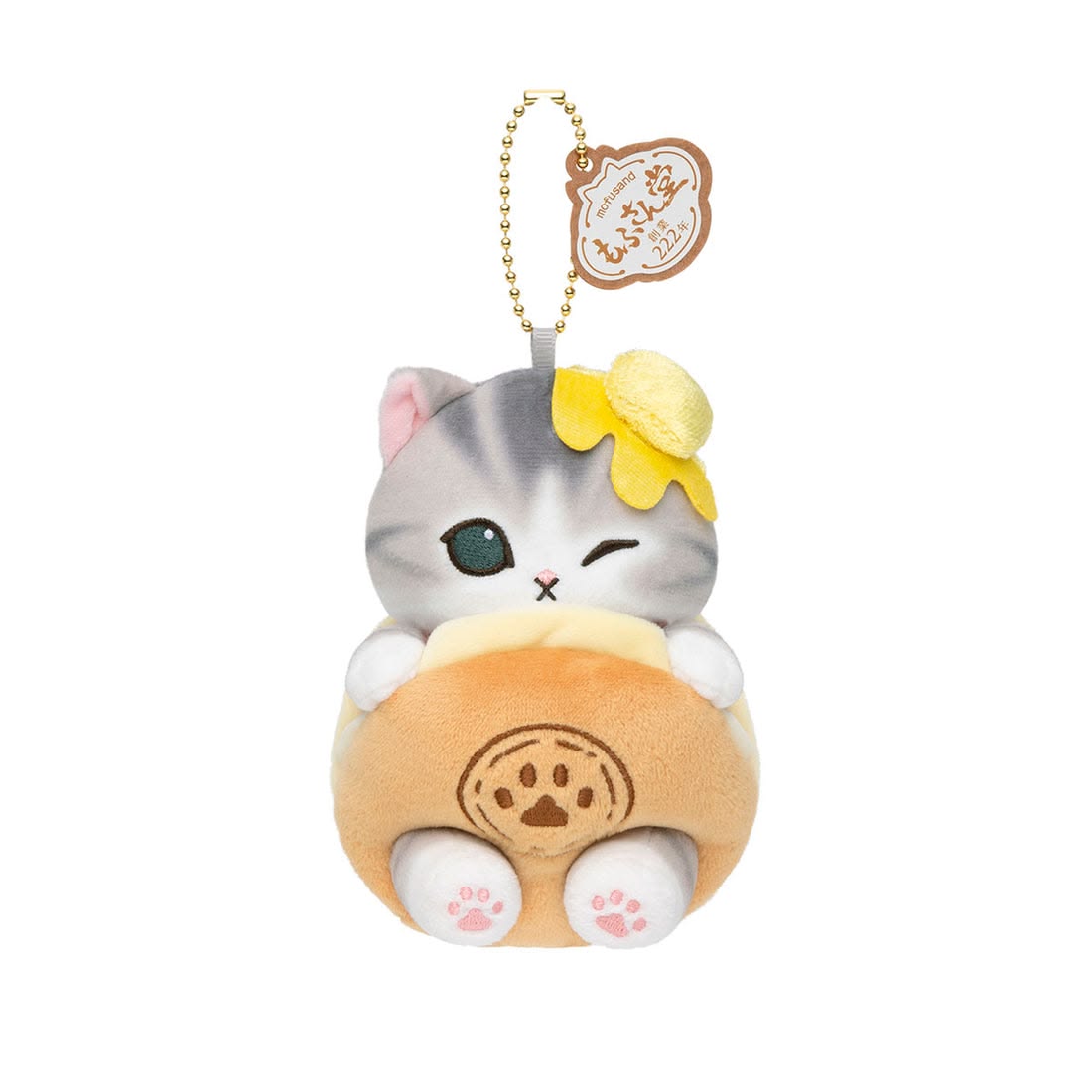 mofusand Mofusando Wagashi Meow Mascot Keychain (Dorayaki)