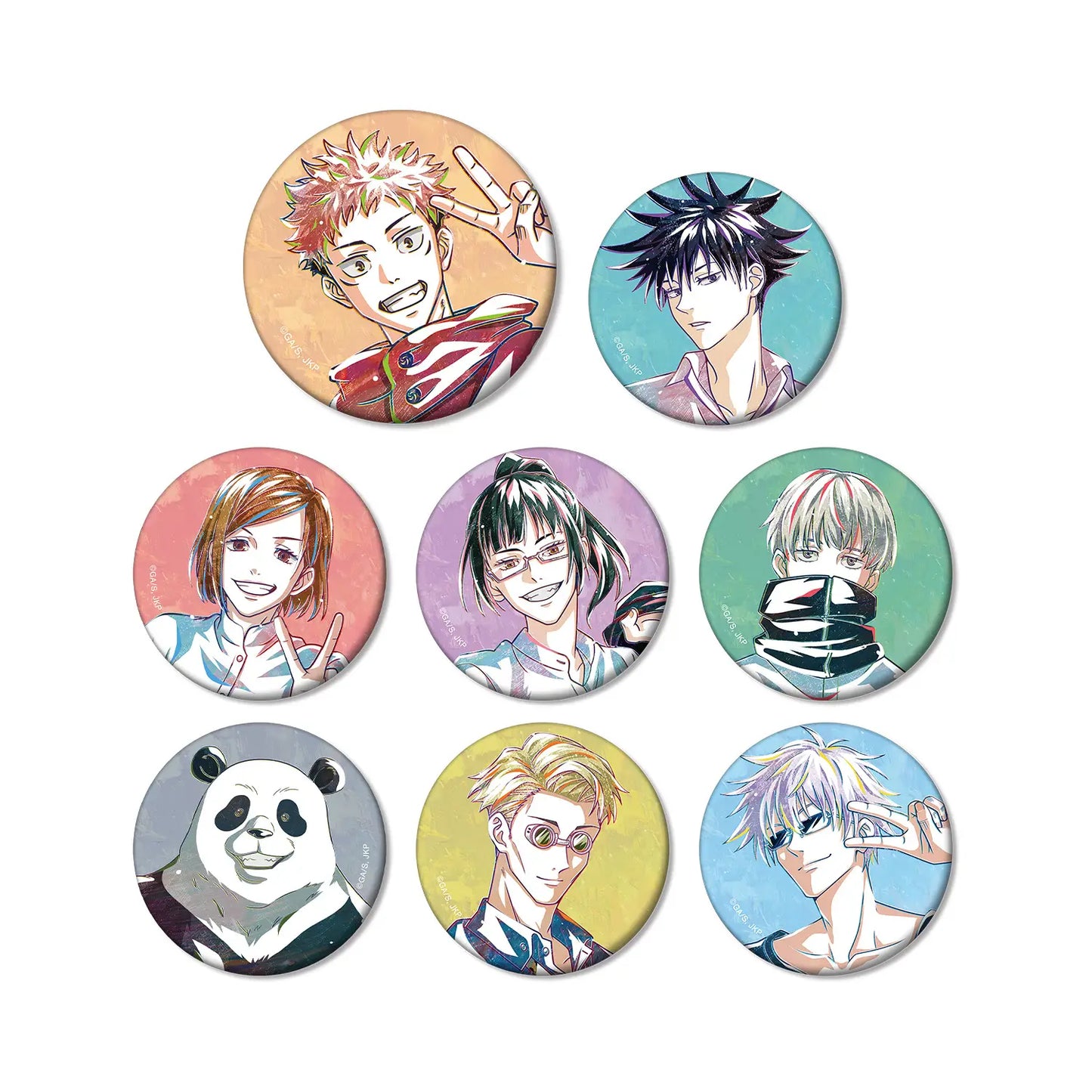 Jujutsu Kaisen Trading AniArt Matte Can Badge