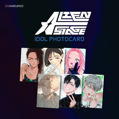 Alien Stage Idol Photocard Set (6 cards)