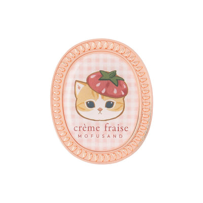 mofusand MERCI STRAWBERRY Trading Mini Metal Badge